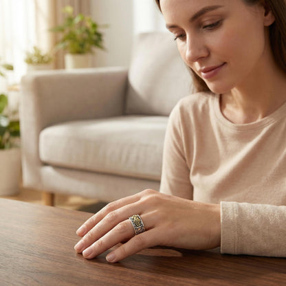 Bague Mantra Pixiu Feng Shui - Richesse et Protection